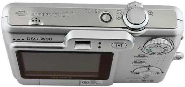 Alt view image 6 of 9 - SONY DSC-W30 Silver 6.0 MP 3X Optical Zoom Digital Camera