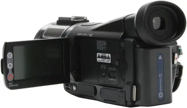 Alt view image 7 of 19 - SONY HVRA1U Black 1.3" 2.97 MP C-MOS 2.7" LCD 10X Optical Zoom Professional 1080i HDV Camcorder