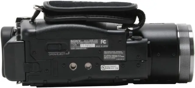 Alt view image 10 of 19 - SONY HVRA1U Black 1.3" 2.97 MP C-MOS 2.7" LCD 10X Optical Zoom Professional 1080i HDV Camcorder