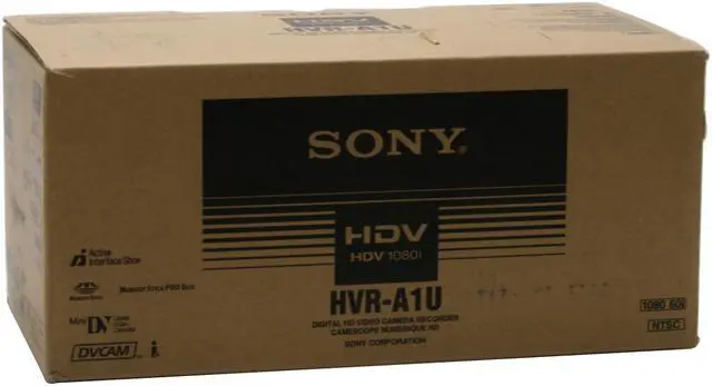 Alt view image 19 of 19 - SONY HVRA1U Black 1.3" 2.97 MP C-MOS 2.7" LCD 10X Optical Zoom Professional 1080i HDV Camcorder