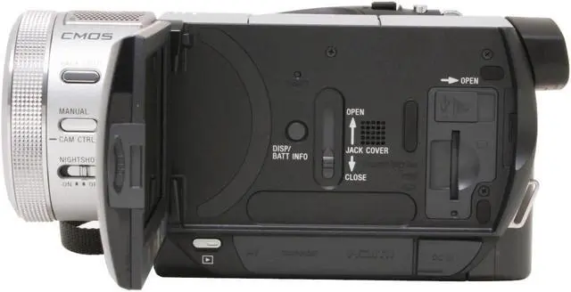 Alt view image 6 of 15 - SONY HDR-SR1 1/3" CMOS 3.5" 211K LCD 10X Optical Zoom High Definition HDD/Flash Memory Camcorder