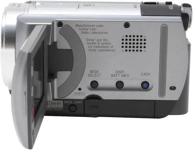 Alt view image 4 of 12 - SONY DCR-SR60 1/5.5" 1.07M CCD 2.7" 16:9 123K LCD LCD 12X Optical Zoom HDD/Flash Memory Camcorder