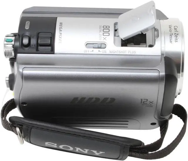 Alt view image 7 of 12 - SONY DCR-SR60 1/5.5" 1.07M CCD 2.7" 16:9 123K LCD LCD 12X Optical Zoom HDD/Flash Memory Camcorder