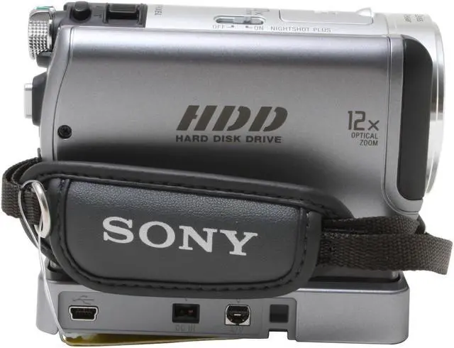 Alt view image 10 of 12 - SONY DCR-SR60 1/5.5" 1.07M CCD 2.7" 16:9 123K LCD LCD 12X Optical Zoom HDD/Flash Memory Camcorder