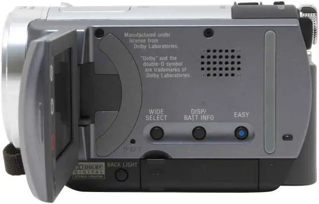 Alt view image 6 of 16 - SONY DCR-SR80 1/5.5" 1070K Gross Pixels CCD 2.7" 123K 16:9 LCD LCD 12X Optical Zoom HDD/Flash Memory Camcorder