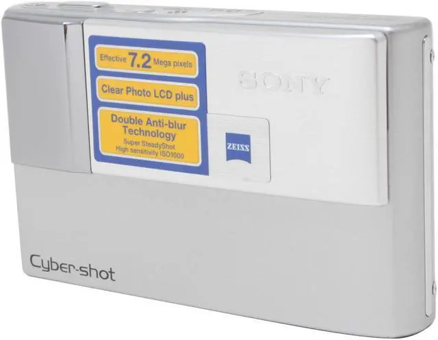 SONY DSC-T10 Silver 7.2 MP Digital Camera - Newegg.com