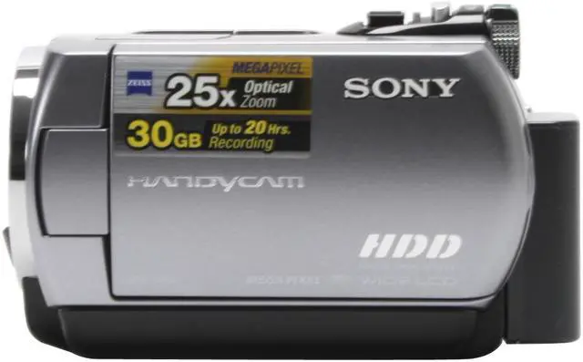 Alt view image 4 of 14 - SONY DCR-SR62 1/6" CCD 2.7" 123K LCD 25X Optical Zoom HDD/Flash Memory Camcorder