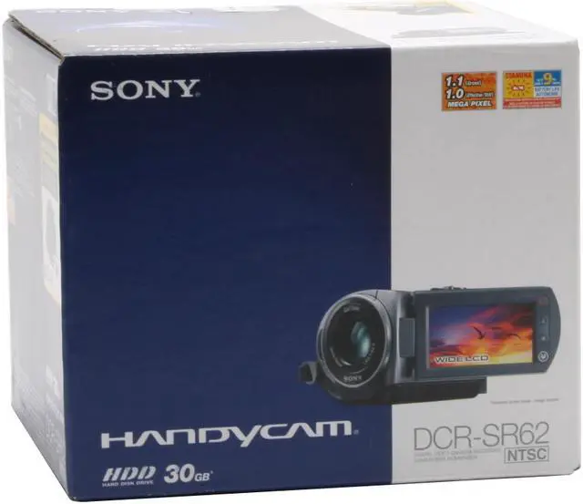 Alt view image 14 of 14 - SONY DCR-SR62 1/6" CCD 2.7" 123K LCD 25X Optical Zoom HDD/Flash Memory Camcorder
