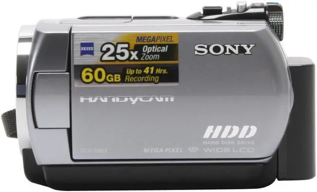 Alt view image 4 of 14 - SONY DCR-SR82 Black/Silver 2.7"123K LCD 60GB 25X Optical Zoom Handycam Hard Disk Camcorder