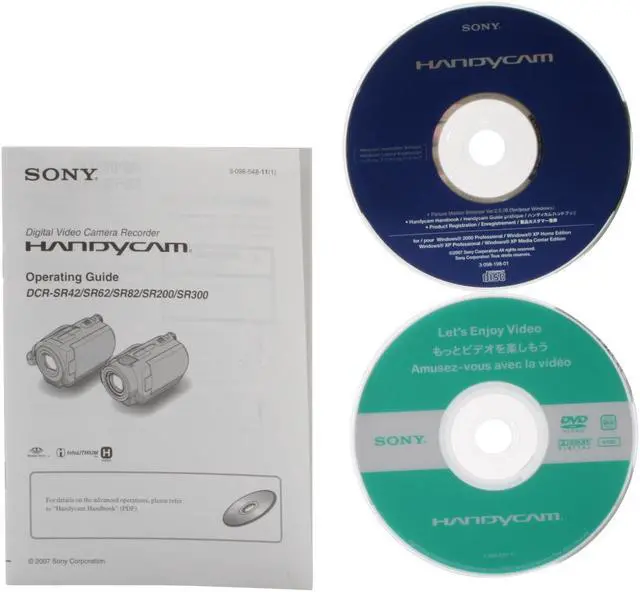 Alt view image 13 of 14 - SONY DCR-SR82 Black/Silver 2.7"123K LCD 60GB 25X Optical Zoom Handycam Hard Disk Camcorder