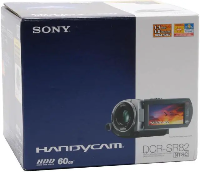 Alt view image 14 of 14 - SONY DCR-SR82 Black/Silver 2.7"123K LCD 60GB 25X Optical Zoom Handycam Hard Disk Camcorder