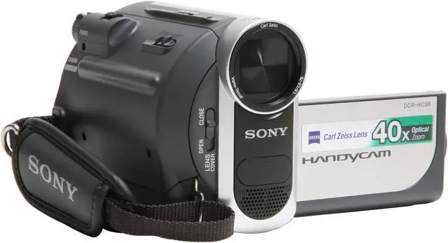 Alt view image 2 of 12 - SONY DCR-HC38 1/6" CCD 2.5" 123K LCD 40X Optical Zoom MiniDV Camcorder