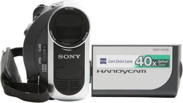Alt view image 3 of 12 - SONY DCR-HC38 1/6" CCD 2.5" 123K LCD 40X Optical Zoom MiniDV Camcorder