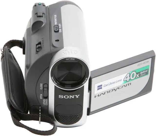 Alt view image 6 of 12 - SONY DCR-HC38 1/6" CCD 2.5" 123K LCD 40X Optical Zoom MiniDV Camcorder