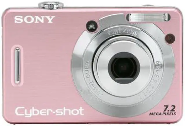 Alt view image 8 of 11 - SONY Cyber-Shot DSC-W55 Pink 7.2 MP 3X Optical Zoom Digital Camera