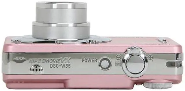 Alt view image 9 of 11 - SONY Cyber-Shot DSC-W55 Pink 7.2 MP 3X Optical Zoom Digital Camera