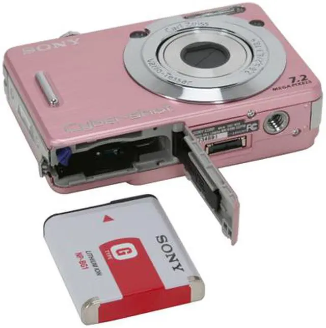 Alt view image 10 of 11 - SONY Cyber-Shot DSC-W55 Pink 7.2 MP 3X Optical Zoom Digital Camera