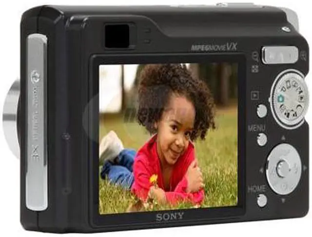 Alt view image 3 of 11 - SONY Cyber-Shot DSC-W90/B Black 8.1 MP 2.5" 115K LCD 3X Optical Zoom Digital Camera HDTV Output