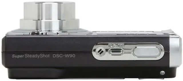 Alt view image 9 of 11 - SONY Cyber-Shot DSC-W90/B Black 8.1 MP 2.5" 115K LCD 3X Optical Zoom Digital Camera HDTV Output