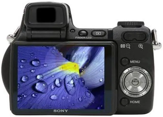Alt view image 4 of 15 - SONY DSC-H9/B Black 8.1 MP 15X Optical Zoom Digital Camera HDTV Output