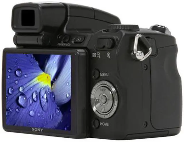 Alt view image 5 of 15 - SONY DSC-H9/B Black 8.1 MP 15X Optical Zoom Digital Camera HDTV Output