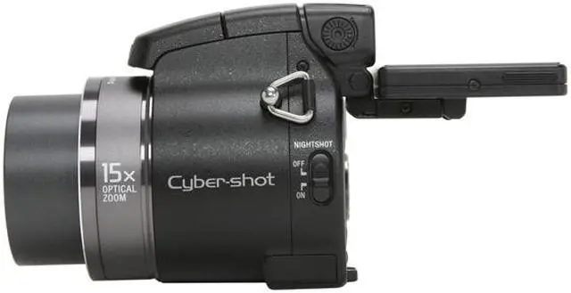 Alt view image 11 of 15 - SONY DSC-H9/B Black 8.1 MP 15X Optical Zoom Digital Camera HDTV Output