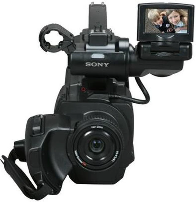 Alt view image 2 of 9 - SONY HVRHD1000U Black 1/2.9" Clear Vide CMOS Sensor 2.7" 211K 10X Optical Zoom High Definition HDV Shoulder Mount Digital Camcorder