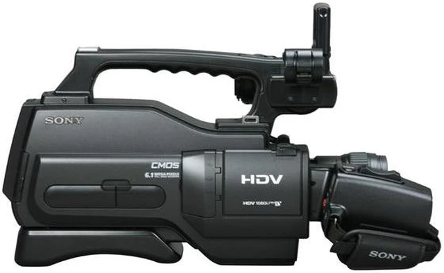 Alt view image 3 of 9 - SONY HVRHD1000U Black 1/2.9" Clear Vide CMOS Sensor 2.7" 211K 10X Optical Zoom High Definition HDV Shoulder Mount Digital Camcorder