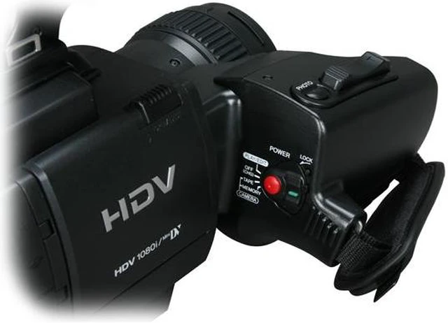 Alt view image 8 of 9 - SONY HVRHD1000U Black 1/2.9" Clear Vide CMOS Sensor 2.7" 211K 10X Optical Zoom High Definition HDV Shoulder Mount Digital Camcorder