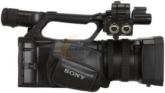 Alt view image 6 of 13 - SONY  HVRZ5U  Black 3.2"921K 3CMOS 20X Optical Zoom HDV High Definition Handheld Camcorder