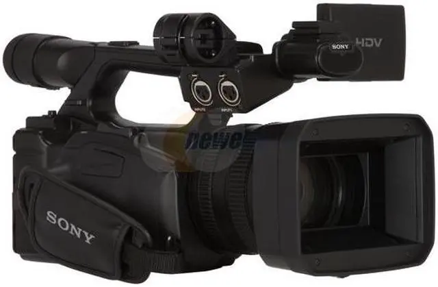 Alt view image 7 of 13 - SONY  HVRZ5U  Black 3.2"921K 3CMOS 20X Optical Zoom HDV High Definition Handheld Camcorder