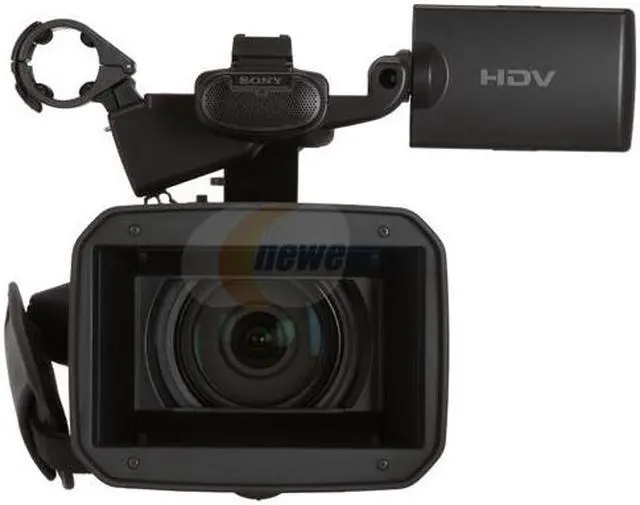 Alt view image 8 of 13 - SONY  HVRZ5U  Black 3.2"921K 3CMOS 20X Optical Zoom HDV High Definition Handheld Camcorder