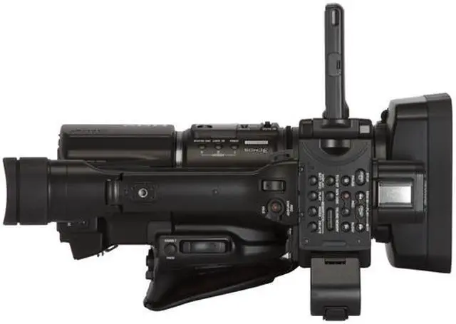Alt view image 9 of 13 - SONY  HVRZ5U  Black 3.2"921K 3CMOS 20X Optical Zoom HDV High Definition Handheld Camcorder