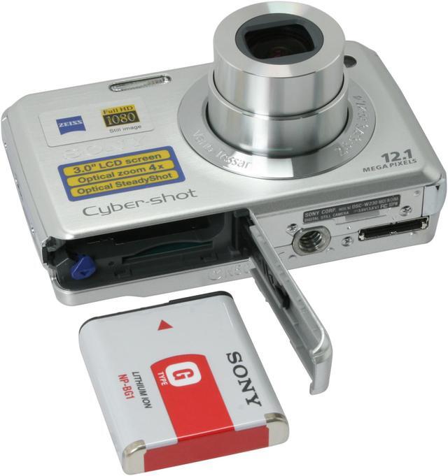 Alt view image 10 of 11 - SONY Cyber-shot DSC-W230 Silver 12.1 MP 4X Optical Zoom Digital Camera