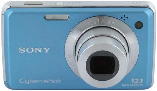 Alt view image 3 of 8 - SONY Cyber-shot DSC-W220 Blue 12.1 MP 4X Optical Zoom Digital Camera