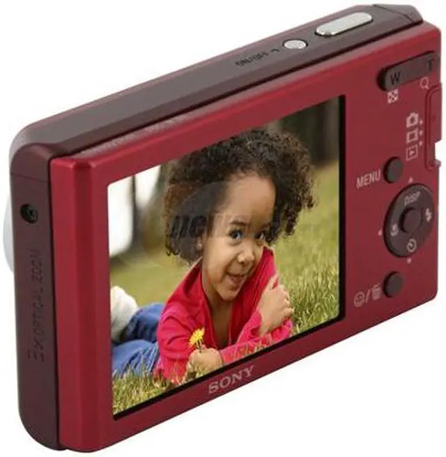 Alt view image 3 of 11 - SONY Cyber-shot DSC-W180 Red 10.1 MP 3X Optical Zoom Digital Camera
