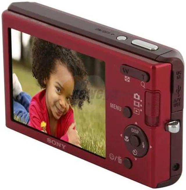 Alt view image 5 of 11 - SONY Cyber-shot DSC-W180 Red 10.1 MP 3X Optical Zoom Digital Camera