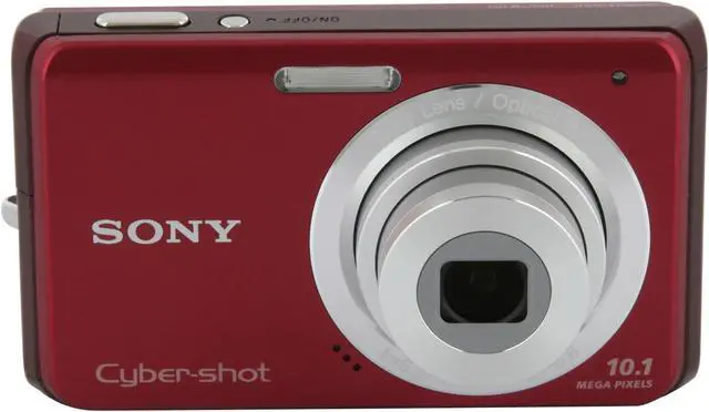 Alt view image 8 of 11 - SONY Cyber-shot DSC-W180 Red 10.1 MP 3X Optical Zoom Digital Camera