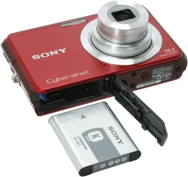 Alt view image 10 of 11 - SONY Cyber-shot DSC-W180 Red 10.1 MP 3X Optical Zoom Digital Camera