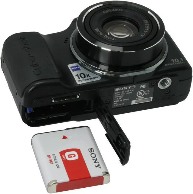 Alt view image 10 of 11 - SONY Cyber-shot DSC-H20 Black 10.1 MP 10X Optical Zoom Digital Camera