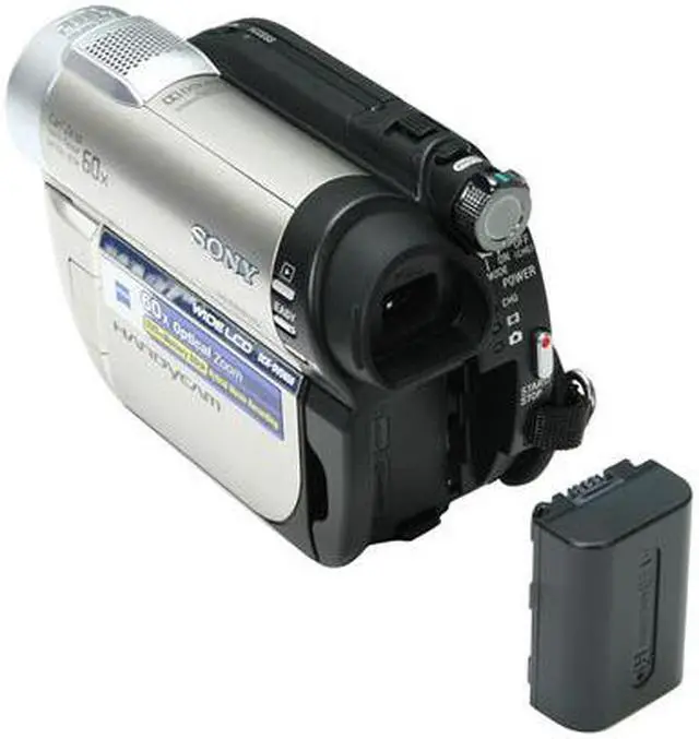 Alt view image 7 of 8 - SONY DCR-DVD650 Silver 1/8" Advanced HAD CCD Sensor 2.7" 123K Wide Touch Panel LCD 60X Optical Zoom Hybrid Handycam Camcorder