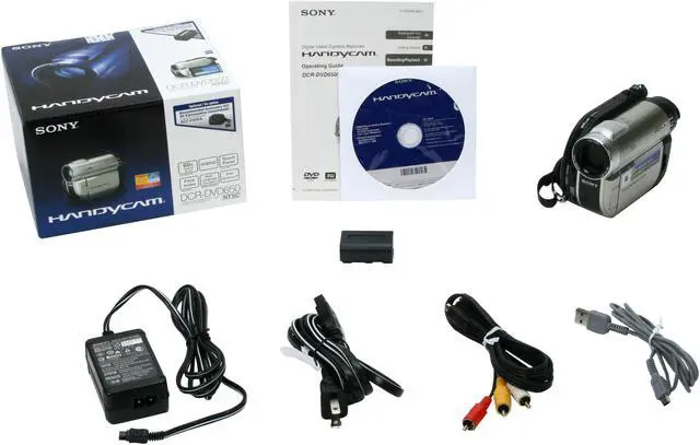 Alt view image 8 of 8 - SONY DCR-DVD650 Silver 1/8" Advanced HAD CCD Sensor 2.7" 123K Wide Touch Panel LCD 60X Optical Zoom Hybrid Handycam Camcorder