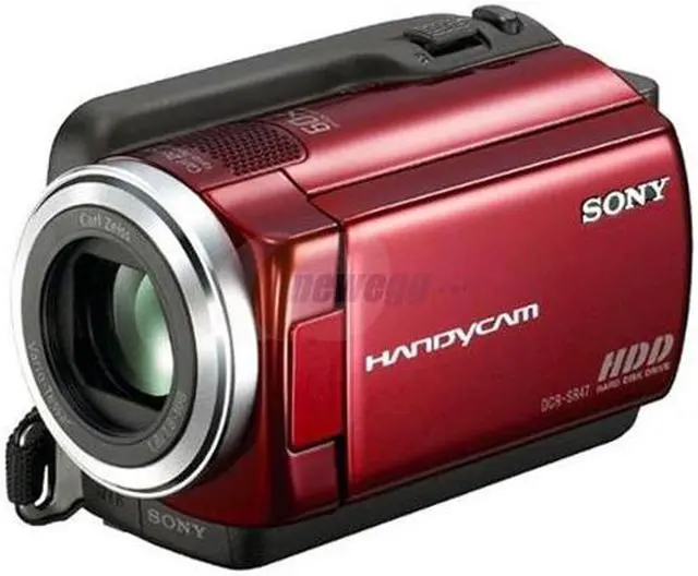 Main image of SONY DCR-SR47 Red 1/8" Advanced HAD CCD Sensor 2.7" 123K Wide Touch Panel LCD 60X Optical Zoom 60GB HDD Handycam Camcorder
