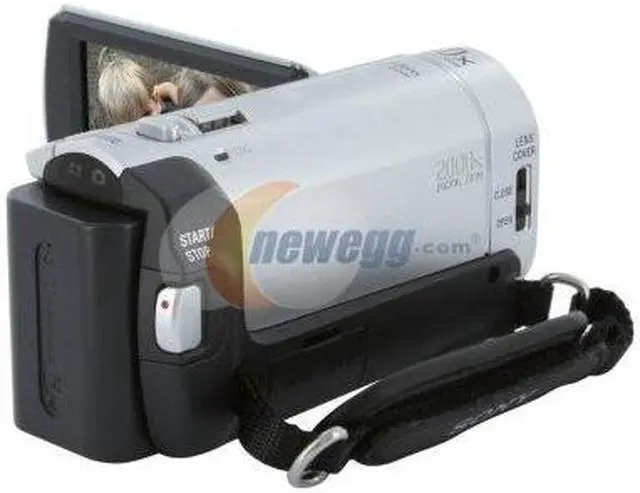Alt view image 5 of 11 - SONY DCR-SX40 Silver 1/8" Advanced HAD CCD Sensor 2.7" 123K Wide Touch Panel LCD 60X Optical Zoom 4GB Flash Memory Handycam Camcorder