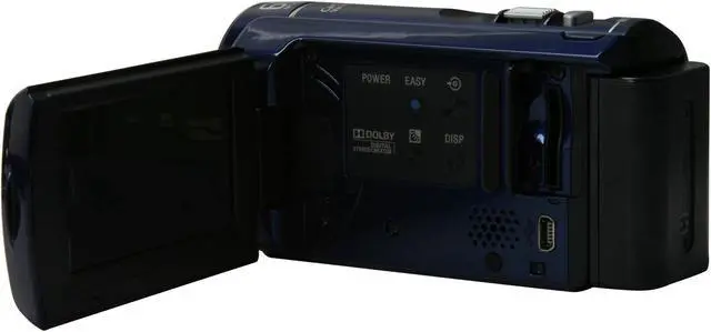Alt view image 10 of 13 - SONY DCR-SX40 Blue 1/8" Advanced HAD CCD Sensor 2.7" 123K Wide Touch Panel LCD 60X Optical Zoom 4GB Flash Memory Handycam Camcorder