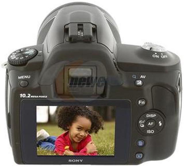 Alt view image 4 of 14 - SONY a230 Black 10.2 MP Digital SLR Camera w/ DT 18-55mm f/3.5-5.6 SAM and 55-200mm f/4-5.6 Lenses