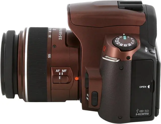 Alt view image 2 of 10 - SONY a330 Brown 10.2 MP Digital SLR Camera w/ DT 18-55mm f/3.5-5.6 SAM Standard Zoom Lens