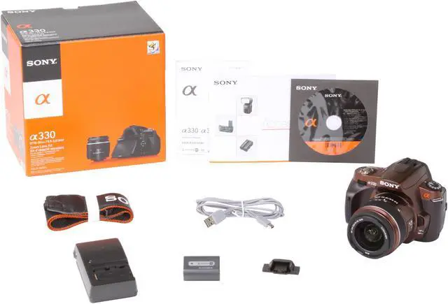 Alt view image 10 of 10 - SONY a330 Brown 10.2 MP Digital SLR Camera w/ DT 18-55mm f/3.5-5.6 SAM Standard Zoom Lens