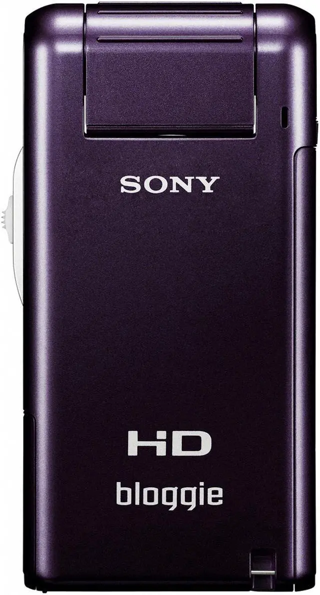 Main image of SONY MHS-PM5 Eggplant 1/2.5" CMOS 2.4" 230K 4:3 LCD 4x Digital HD bloggie Camera w/ 4GB Memory Stick PRO Duo Card and 360° Attachable Lens