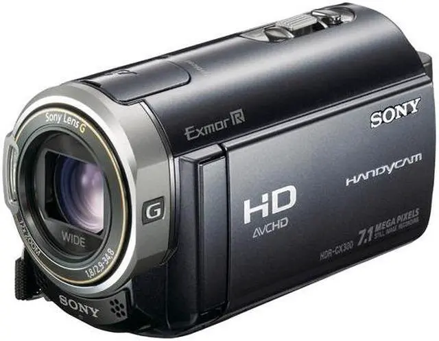 Main image of SONY HDR-CX300 1/4" "Exmor R" CMOS sensor 2.7" 230k LCD 12X Optical Zoom 16GB HD Handycam Camcorder